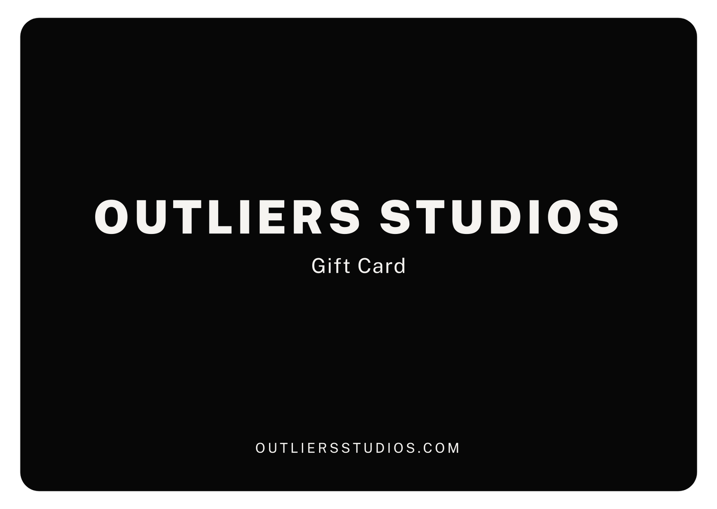 Outliers Gift Card