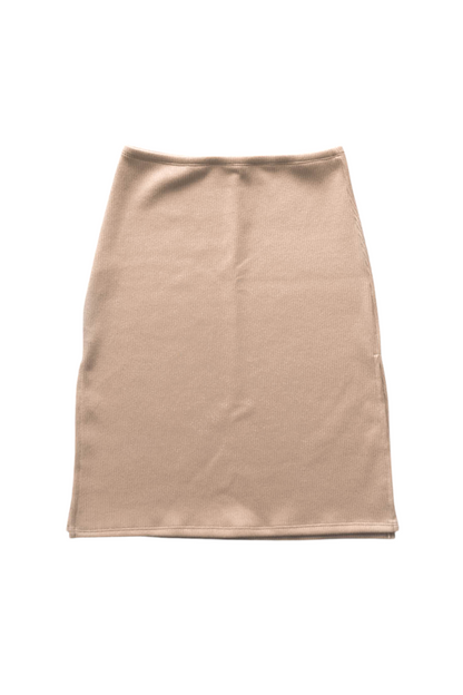 Latte Knitted Skirt